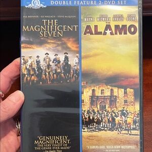 Maximum Movie Experience Double Feature DVD Set- The Alamo and Magnificent 7